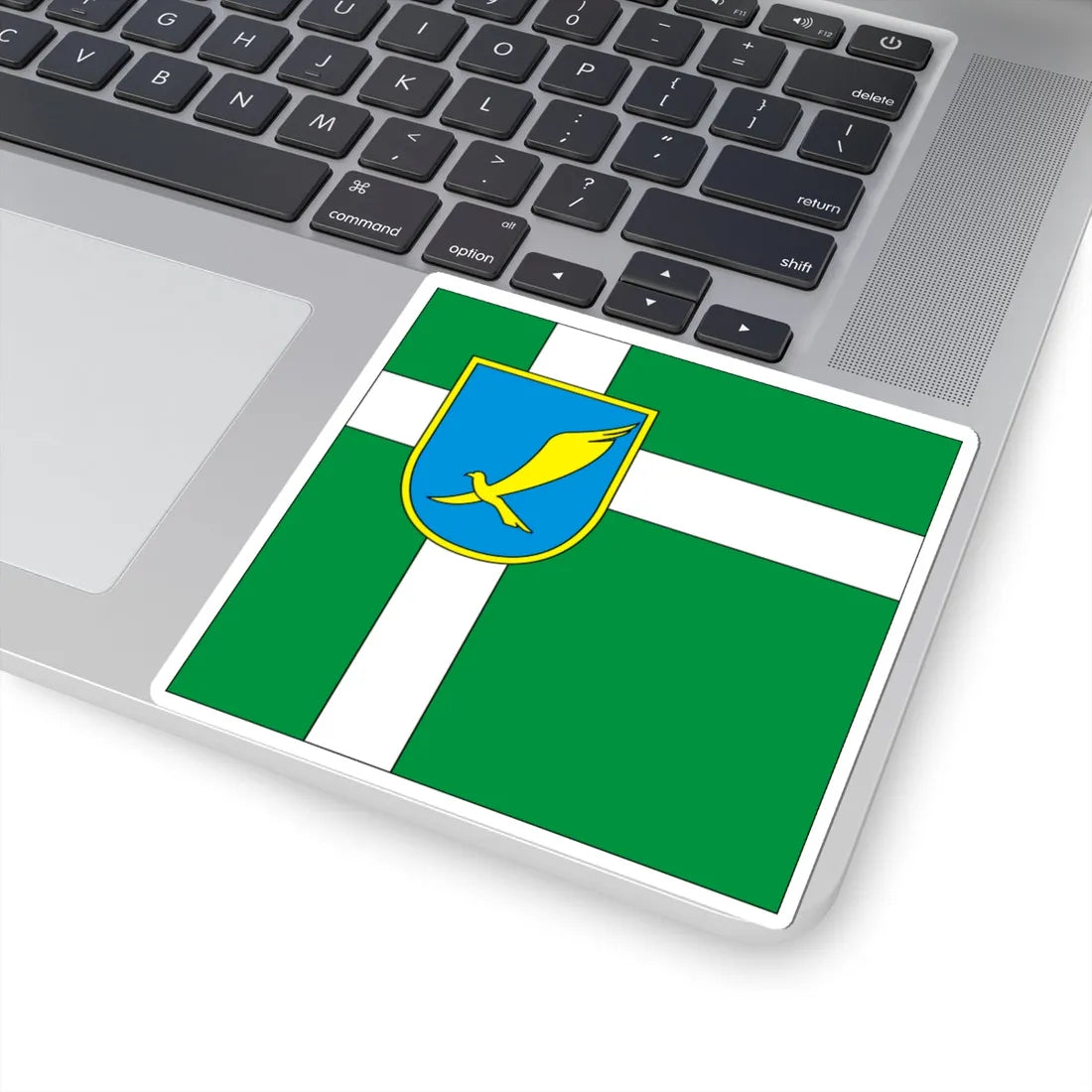 Flag of Khartsyzk (Ukraine) STICKER Vinyl Kiss-Cut Decal - The Sticker Space