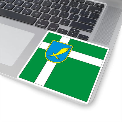 Flag of Khartsyzk (Ukraine) STICKER Vinyl Kiss-Cut Decal - The Sticker Space