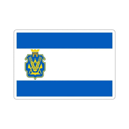Flag of Kherson Oblast Ukraine STICKER Vinyl Die-Cut Decal - The Sticker Space