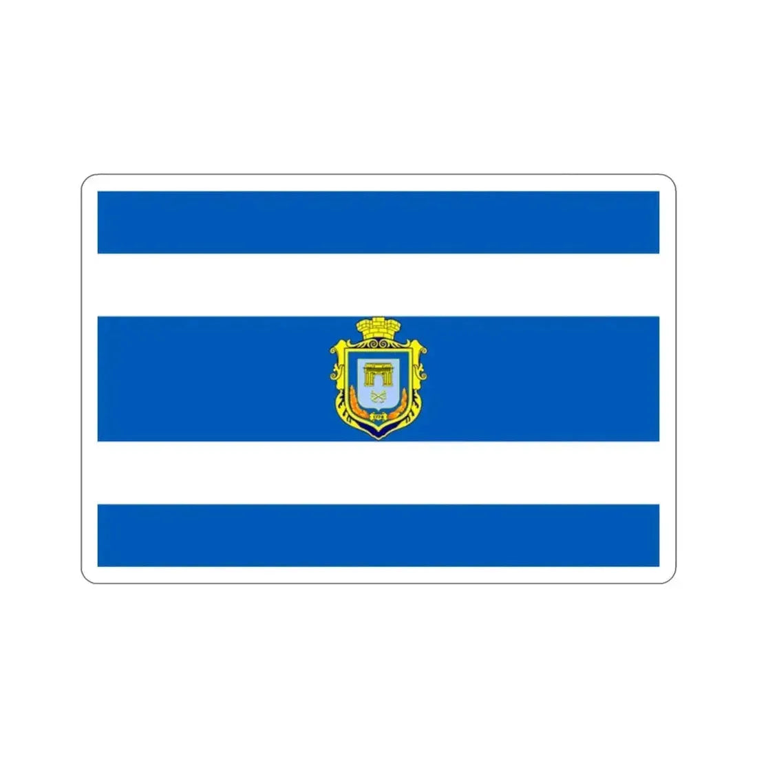 Flag of Kherson Ukraine STICKER Vinyl Die-Cut Decal - The Sticker Space