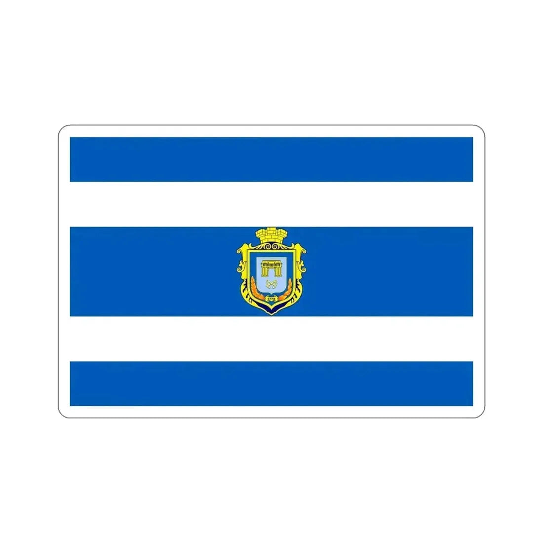 Flag of Kherson Ukraine STICKER Vinyl Die-Cut Decal - The Sticker Space