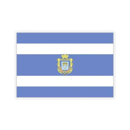 Flag of Kherson Ukraine - STICKER Vinyl Kiss-Cut Decal 2 Inch Transparent - The Sticker Space