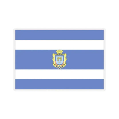 Flag of Kherson Ukraine - STICKER Vinyl Kiss-Cut Decal 3 Inch Transparent - The Sticker Space