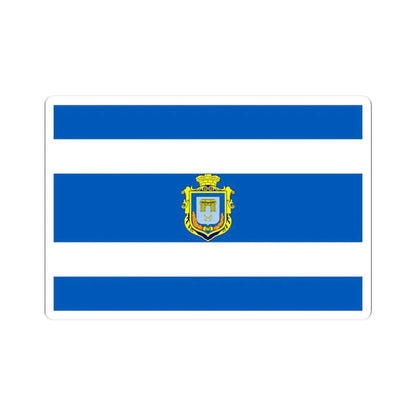 Flag of Kherson (Ukraine) STICKER Vinyl Kiss-Cut Decal 3 Inch White - The Sticker Space
