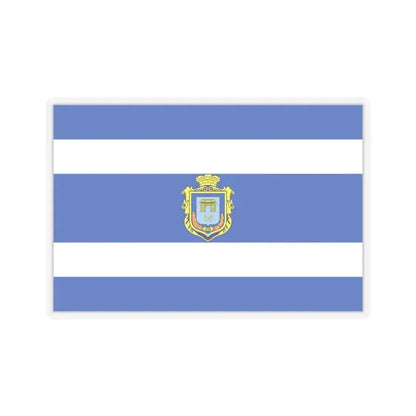 Flag of Kherson Ukraine - STICKER Vinyl Kiss-Cut Decal 4 Inch Transparent - The Sticker Space