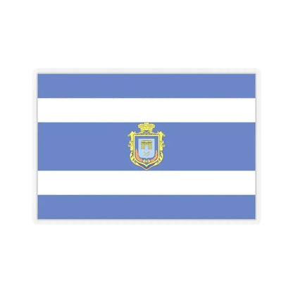Flag of Kherson Ukraine - STICKER Vinyl Kiss-Cut Decal 6 Inch Transparent - The Sticker Space