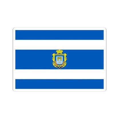 Flag of Kherson (Ukraine) STICKER Vinyl Kiss-Cut Decal 6 Inch White - The Sticker Space
