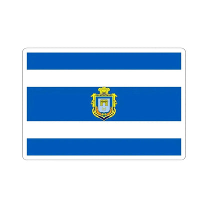 Flag of Kherson Ukraine - STICKER Vinyl Kiss-Cut Decal 6 Inch White - The Sticker Space
