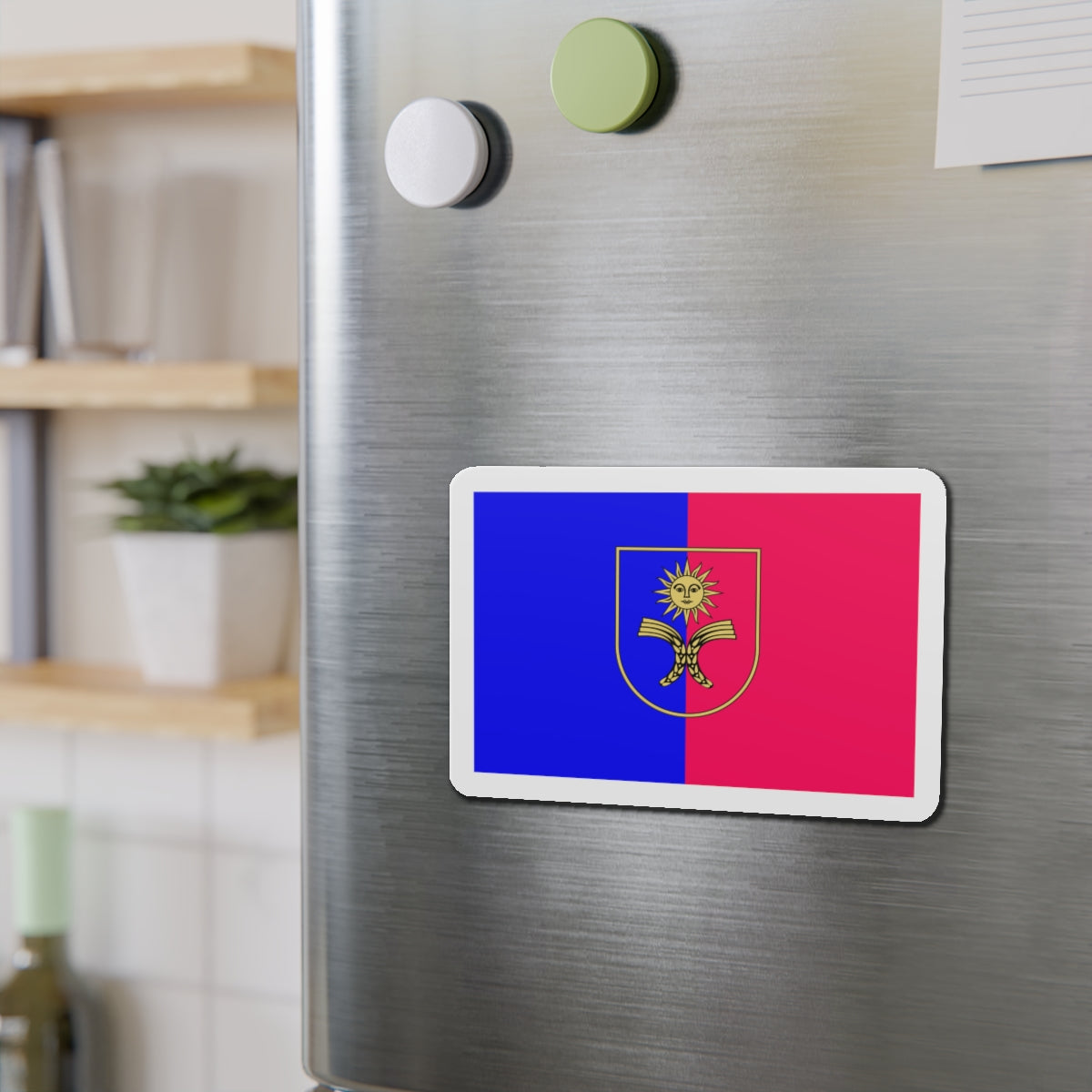 Flag of Khmelnytskyi Oblast Ukraine - Die-Cut Magnet-The Sticker Space