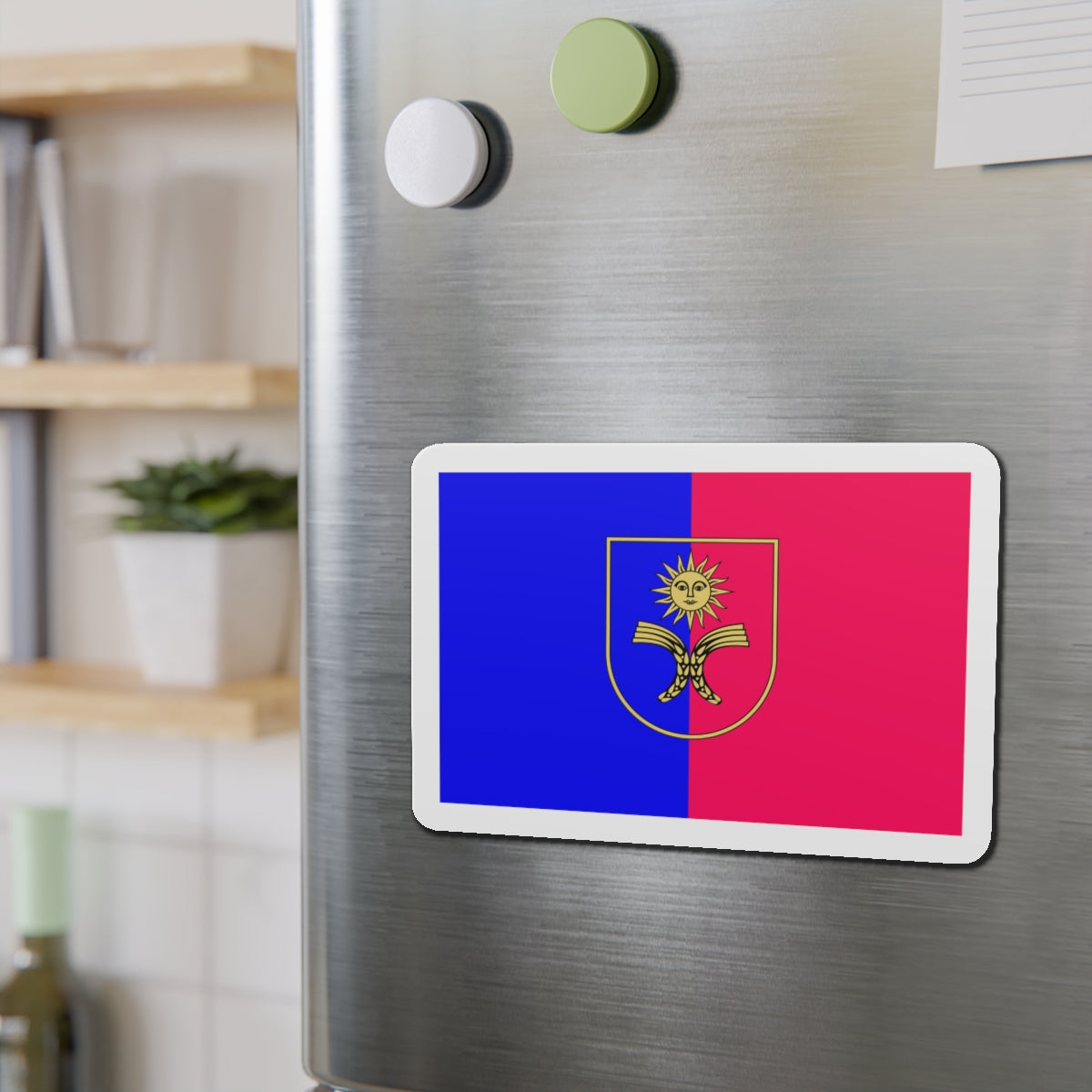 Flag of Khmelnytskyi Oblast Ukraine - Die-Cut Magnet-The Sticker Space