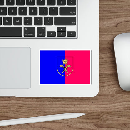 Flag of Khmelnytskyi Oblast Ukraine STICKER Vinyl Die-Cut Decal-The Sticker Space