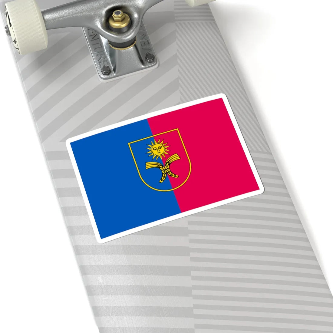 Flag of Khmelnytskyi Oblast (Ukraine) STICKER Vinyl Kiss-Cut Decal - The Sticker Space