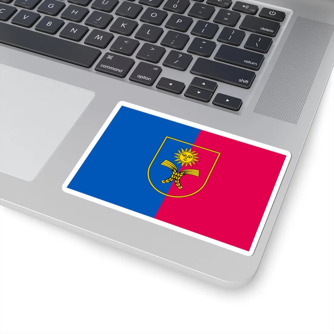 Flag of Khmelnytskyi Oblast (Ukraine) STICKER Vinyl Kiss-Cut Decal - The Sticker Space