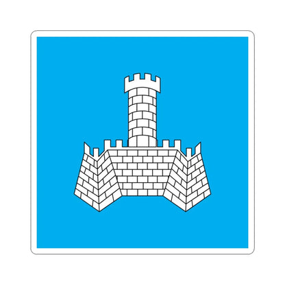 Flag of Khmilnyk (Ukraine) STICKER Vinyl Kiss-Cut Decal 3 Inch White - The Sticker Space
