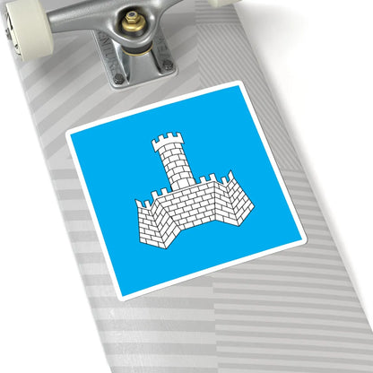 Flag of Khmilnyk (Ukraine) STICKER Vinyl Kiss-Cut Decal - The Sticker Space