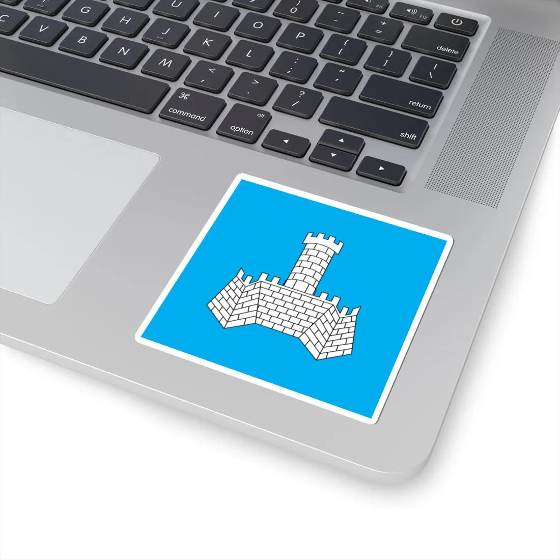 Flag of Khmilnyk (Ukraine) STICKER Vinyl Kiss-Cut Decal - The Sticker Space