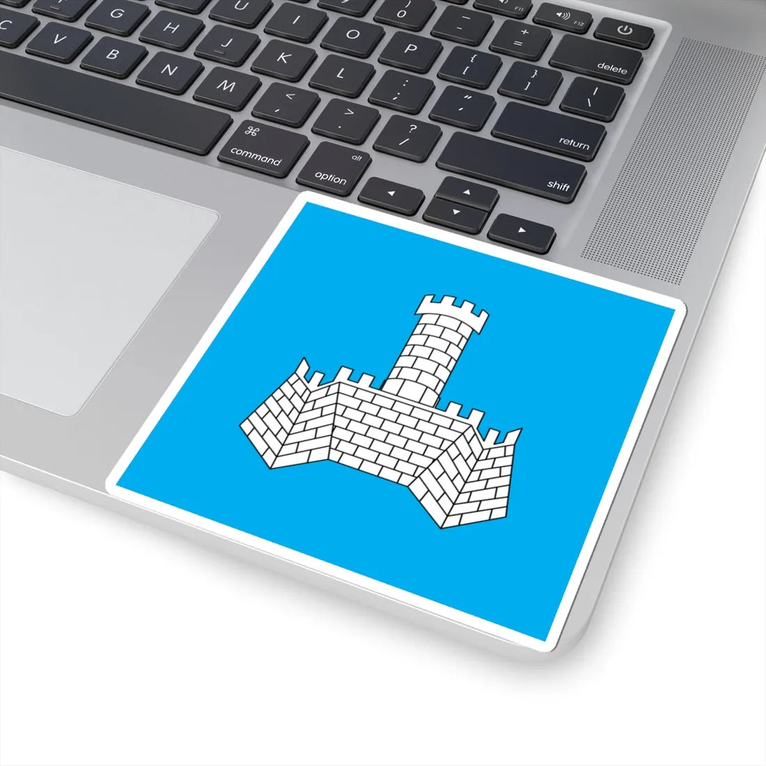 Flag of Khmilnyk (Ukraine) STICKER Vinyl Kiss-Cut Decal - The Sticker Space