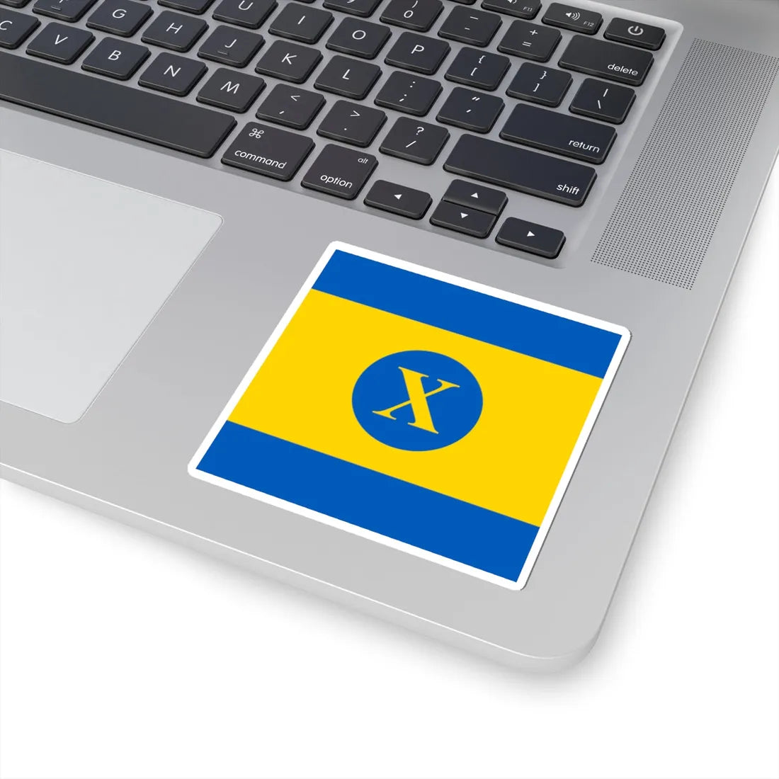 Flag of Khodoriv (Ukraine) STICKER Vinyl Kiss-Cut Decal - The Sticker Space