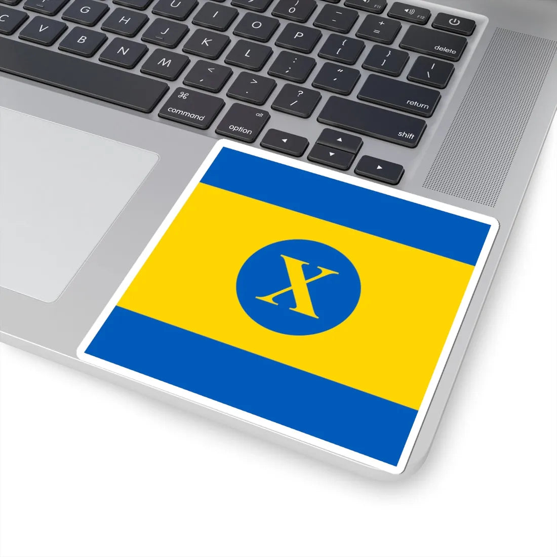 Flag of Khodoriv (Ukraine) STICKER Vinyl Kiss-Cut Decal - The Sticker Space