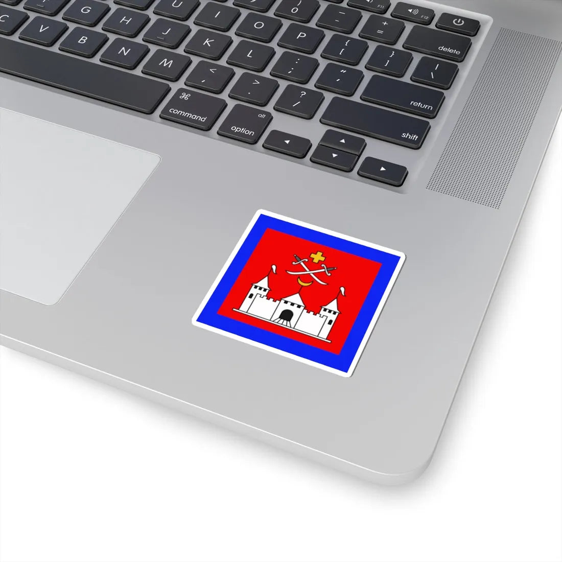 Flag of Khotyn (Ukraine) STICKER Vinyl Kiss-Cut Decal - The Sticker Space