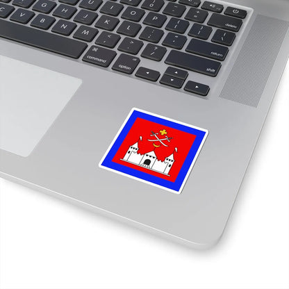 Flag of Khotyn (Ukraine) STICKER Vinyl Kiss-Cut Decal - The Sticker Space