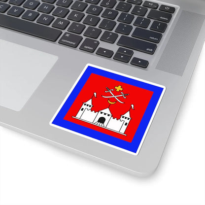 Flag of Khotyn (Ukraine) STICKER Vinyl Kiss-Cut Decal - The Sticker Space