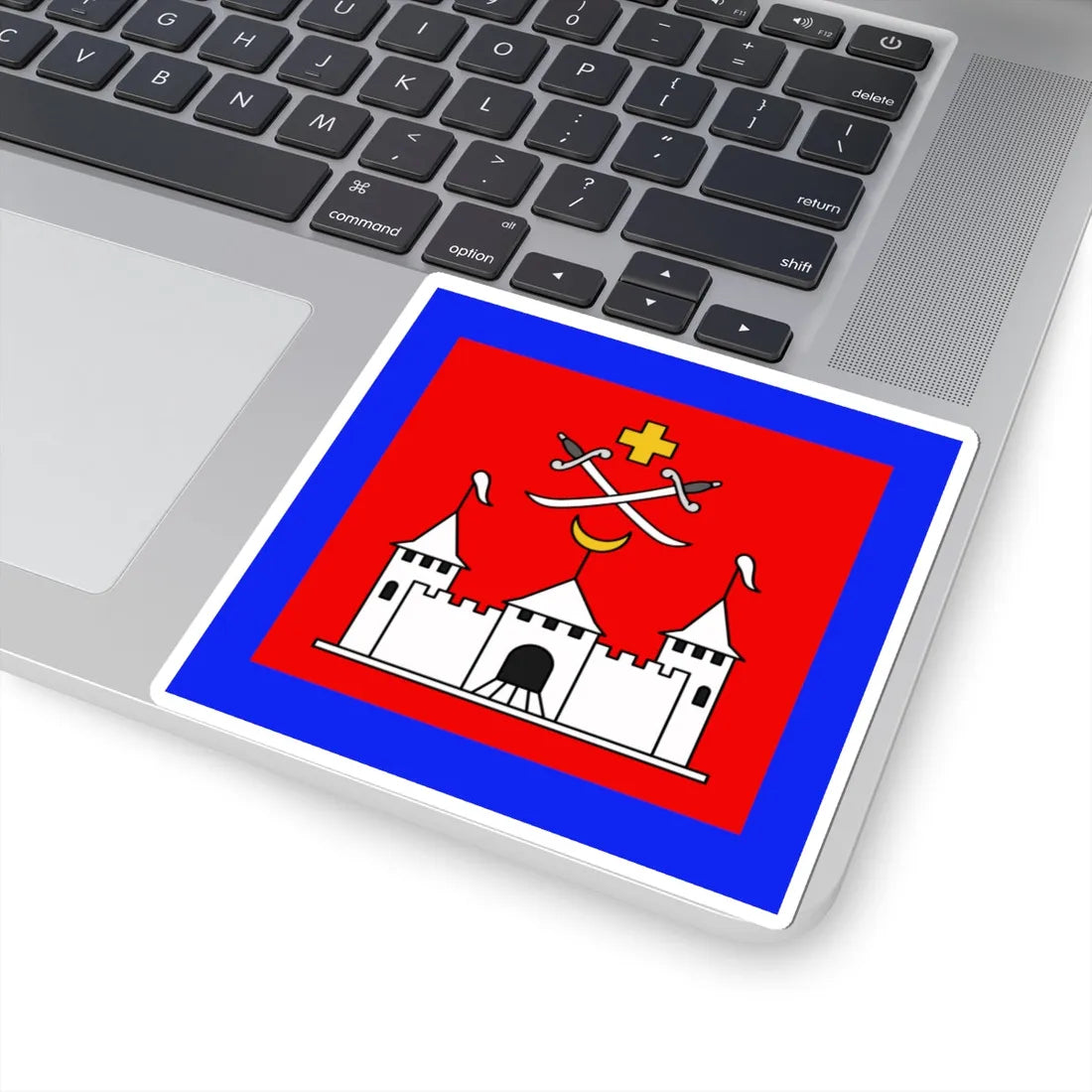 Flag of Khotyn (Ukraine) STICKER Vinyl Kiss-Cut Decal - The Sticker Space