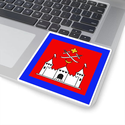 Flag of Khotyn (Ukraine) STICKER Vinyl Kiss-Cut Decal - The Sticker Space