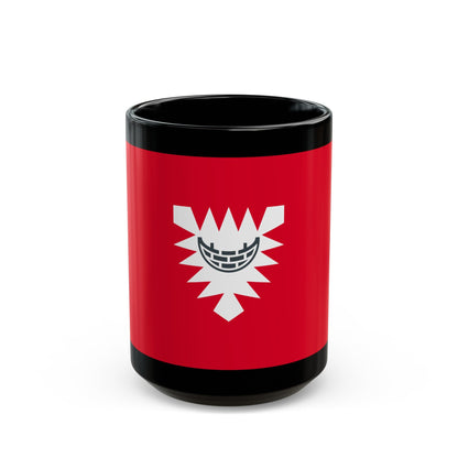 Flag of Kiel Germany - Black Coffee Mug-15oz-The Sticker Space