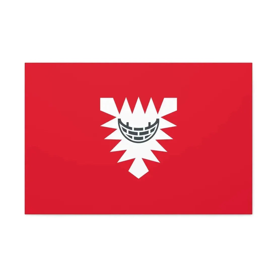 Flag of Kiel Germany - Canvas Wall Art 30" x 20" 1.25" - The Sticker Space