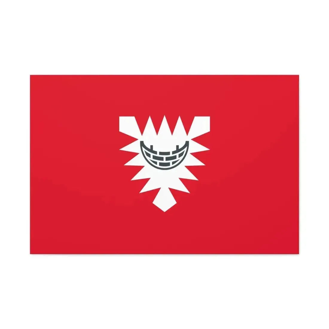 Flag of Kiel Germany - Canvas Wall Art - The Sticker Space