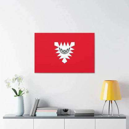 Flag of Kiel Germany - Canvas Wall Art - The Sticker Space