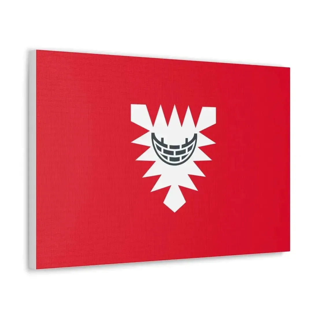 Flag of Kiel Germany - Canvas Wall Art - The Sticker Space
