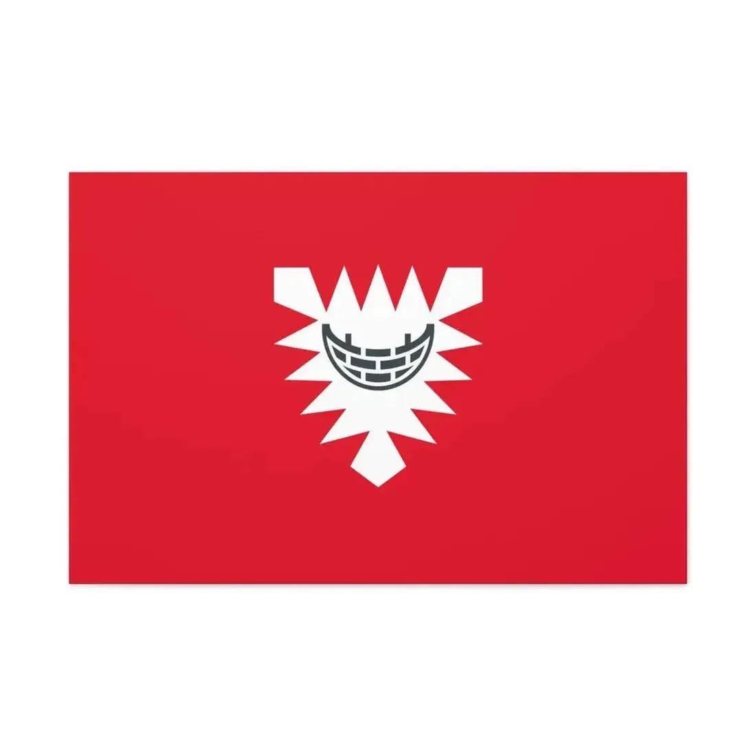 Flag of Kiel Germany - Canvas Wall Art - The Sticker Space