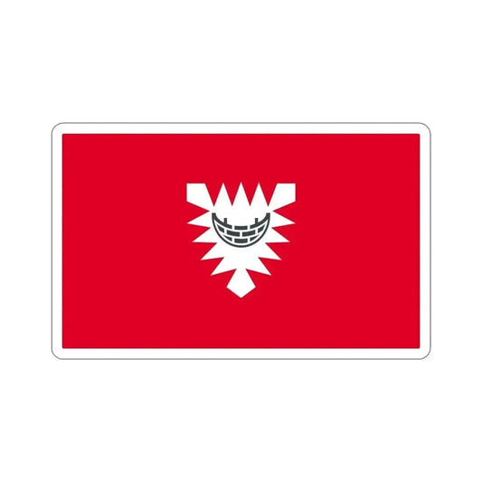 Flag of Kiel Germany STICKER Vinyl Die-Cut Decal 6 Inch - The Sticker Space