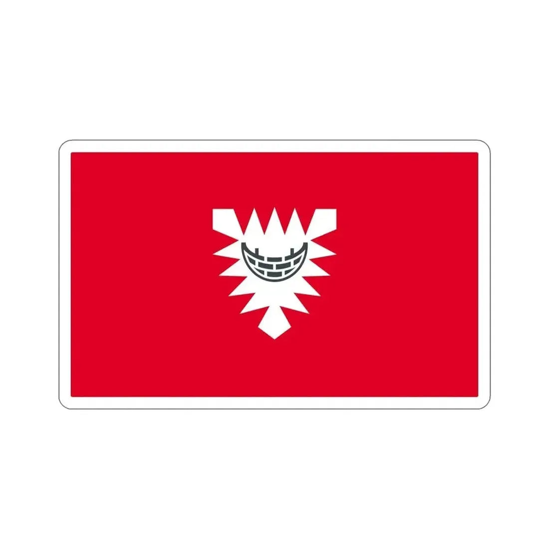 Flag of Kiel Germany STICKER Vinyl Die-Cut Decal - The Sticker Space