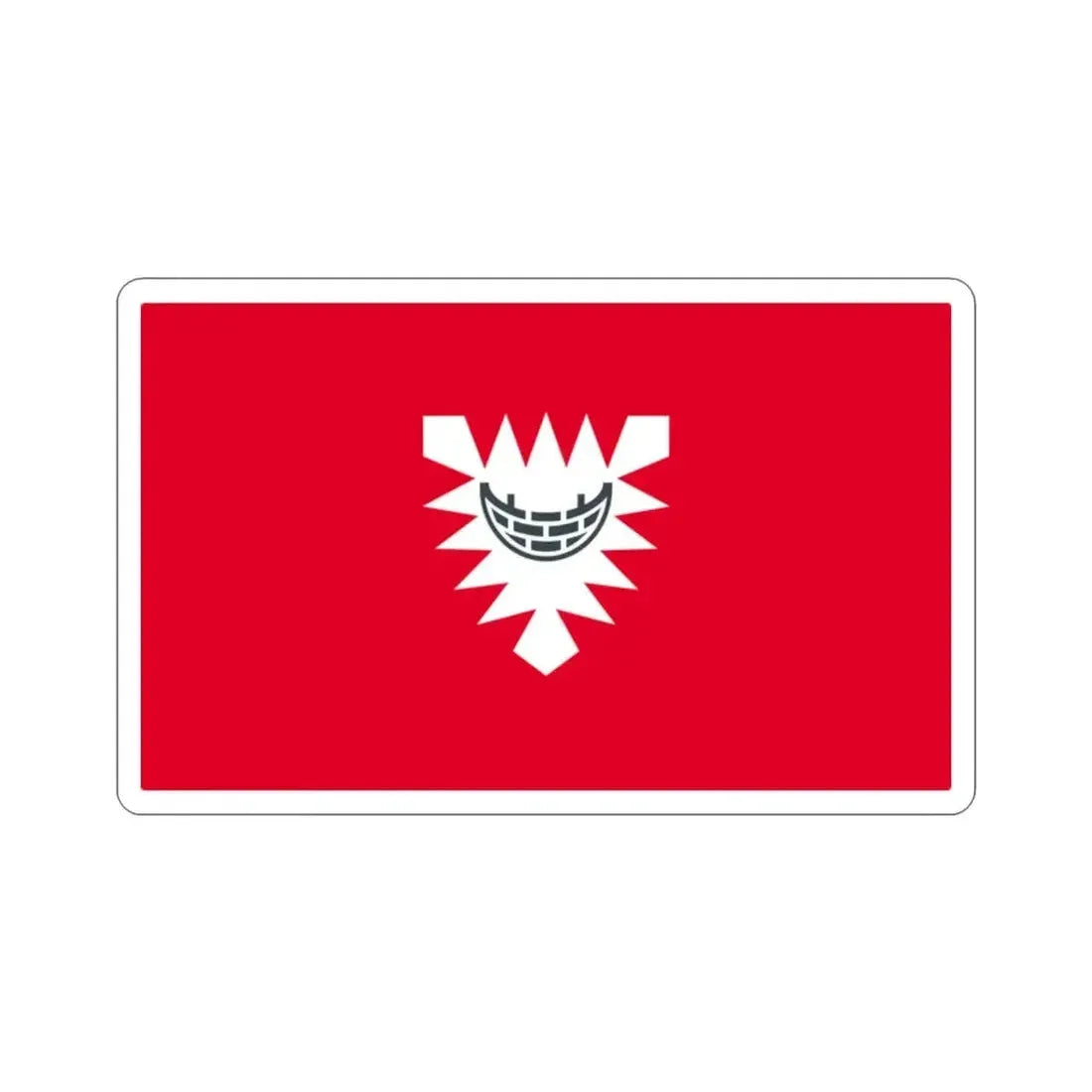 Flag of Kiel Germany STICKER Vinyl Die-Cut Decal - The Sticker Space