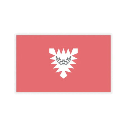 Flag of Kiel Germany - STICKER Vinyl Kiss-Cut Decal 2 Inch Transparent - The Sticker Space