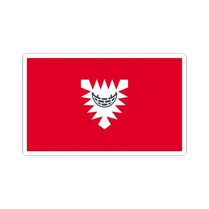 Flag of Kiel Germany - STICKER Vinyl Kiss-Cut Decal 2 Inch White - The Sticker Space
