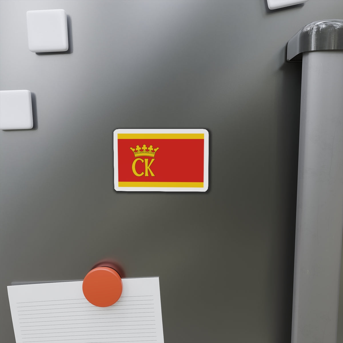 Flag of Kielce Poland - Die-Cut Magnet-The Sticker Space