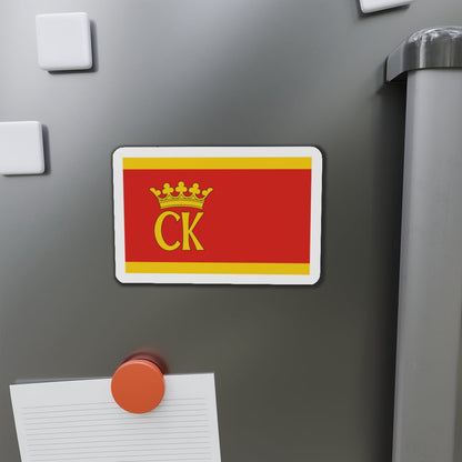 Flag of Kielce Poland - Die-Cut Magnet-The Sticker Space