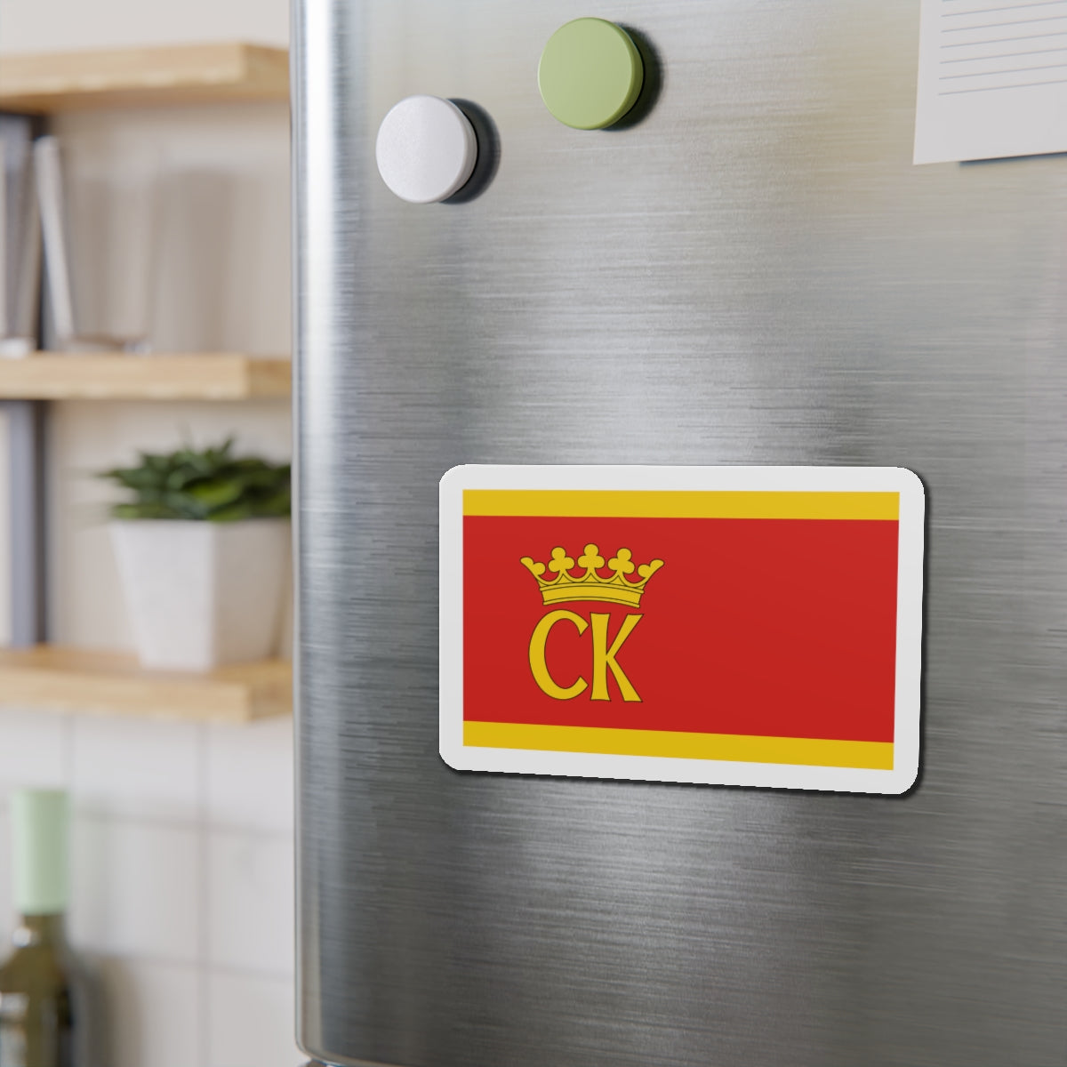 Flag of Kielce Poland - Die-Cut Magnet-The Sticker Space