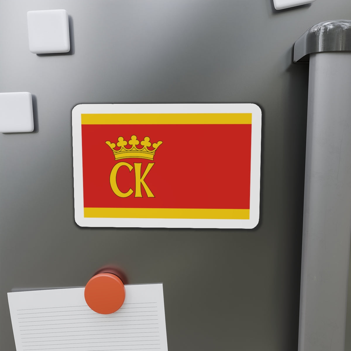 Flag of Kielce Poland - Die-Cut Magnet-The Sticker Space