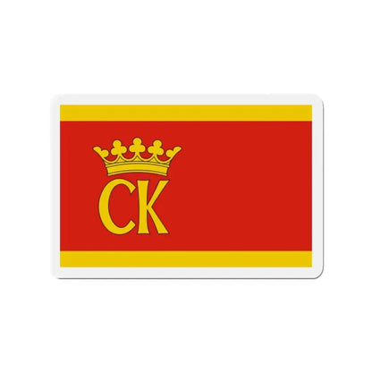 Flag of Kielce Poland - Refrigerator Magnet 2 Inch - The Sticker Space