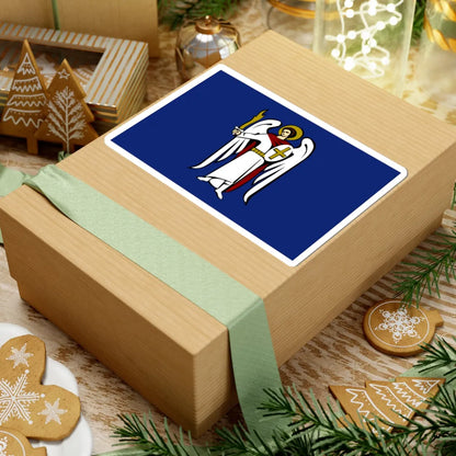 Flag of Kiev (Ukraine) STICKER Vinyl Kiss-Cut Decal - The Sticker Space