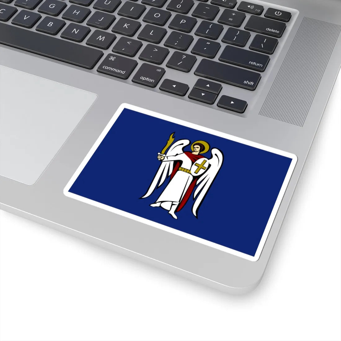 Flag of Kiev (Ukraine) STICKER Vinyl Kiss-Cut Decal - The Sticker Space