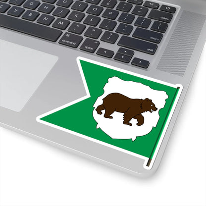 Flag of Kiev Voivodeship 1529-1569-2 (Belarus) (Coat of Arms) STICKER Vinyl Kiss-Cut Decal - The Sticker Space