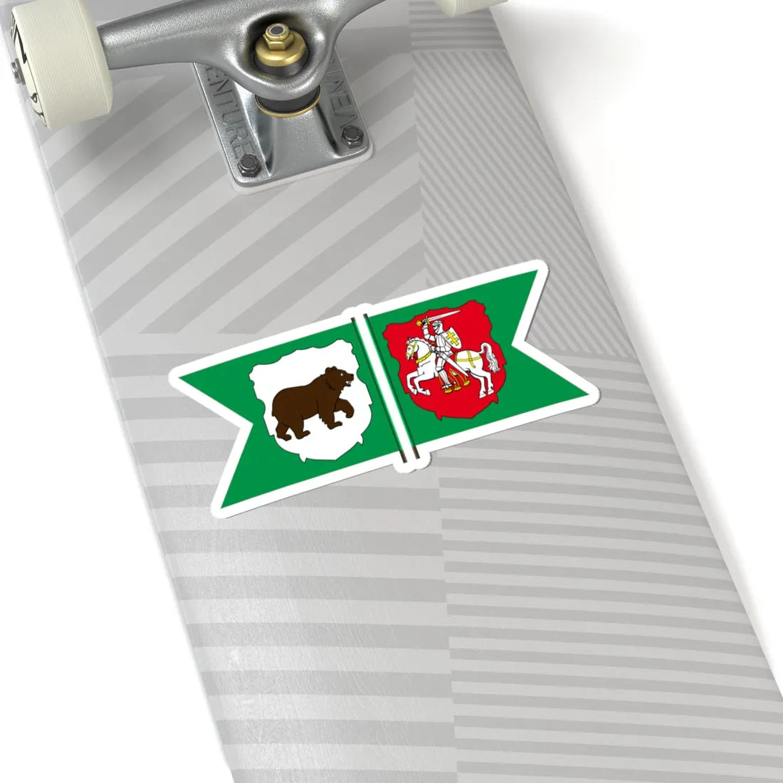 Flag of Kiev Voivodeship 1529-1569 (Belarus) (Coat of Arms) STICKER Vinyl Kiss-Cut Decal - The Sticker Space