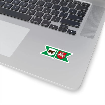 Flag of Kiev Voivodeship 1529-1569 (Belarus) (Coat of Arms) STICKER Vinyl Kiss-Cut Decal - The Sticker Space