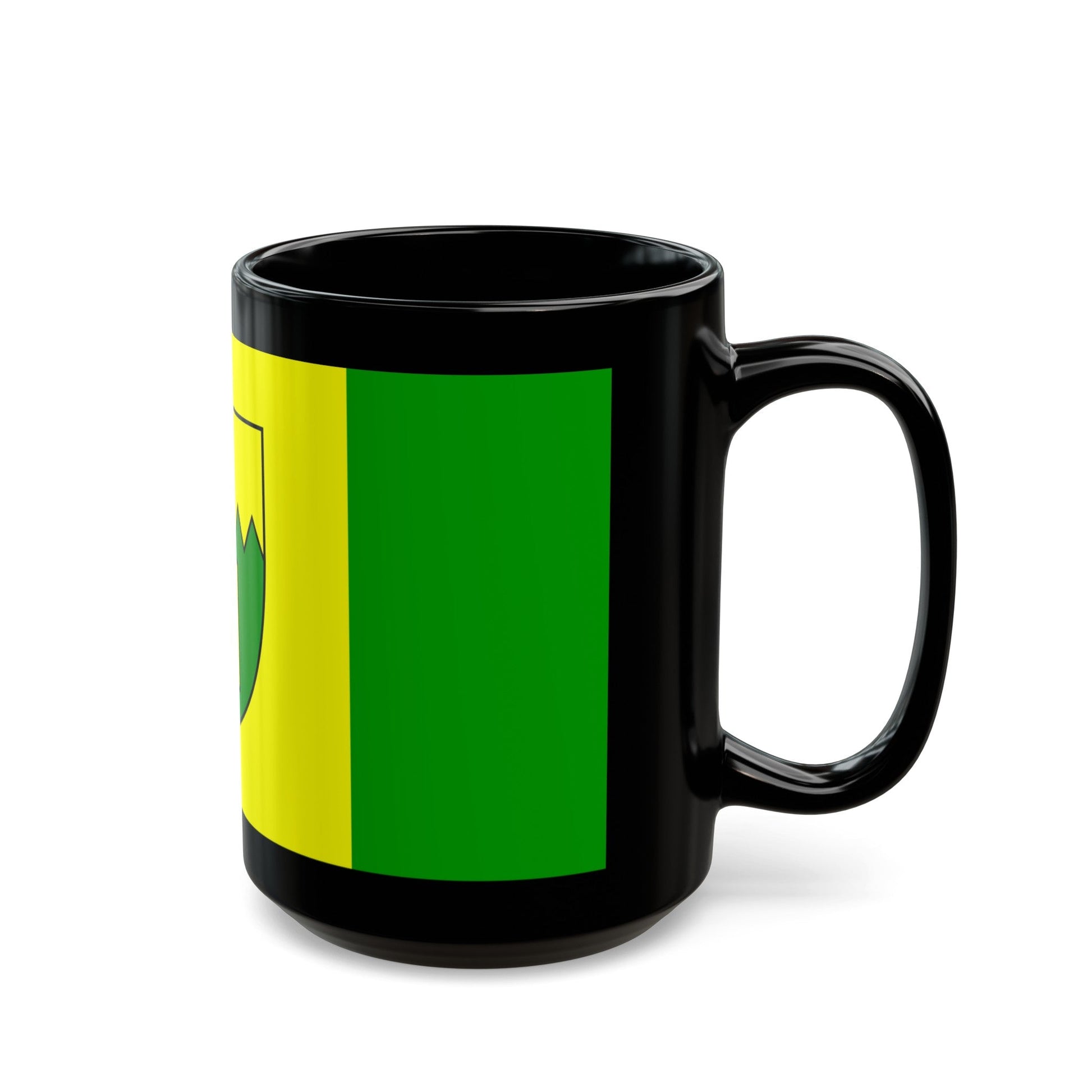 Flag of Kimberley British Columbia Canada - Black Coffee Mug-The Sticker Space